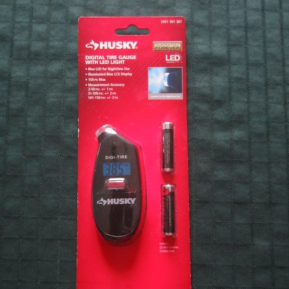 NIP HUSKY Digital Tire Gauge with LED Light - Picture 1 of 2